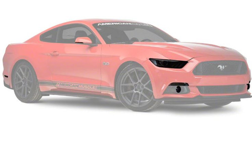 15-17 Ford Mustang Komplettset Tönungsfolie Beleuchtung - Schwarz Vorne und hinten
