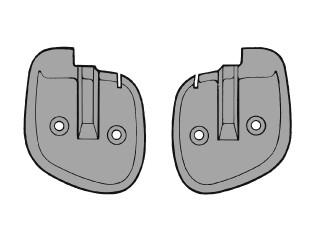 69-70 Ford Mustang Dichtung Fenster Tür - Stirnseite - Mit Montagematerial Links und Rechts