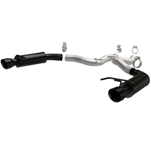 15-17 Ford Mustang (5.0) Abgasanlage - ab Hinterachse - Schwarze Endrohre