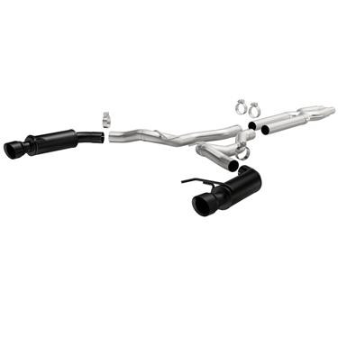 15-17 Ford Mustang (5.0) Abgasanlage - ab Kat - Schwarze Endrohre