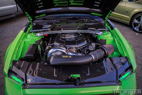05-14 Ford Mustang Abdeckung Batterie - und Hauptzylinder - Carbon - LG71