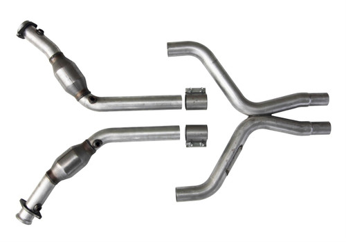 11-14 Ford Mustang Base (3.7) Rohr Abgasanlage - High-Flow X-Pipes - inkl. Kat