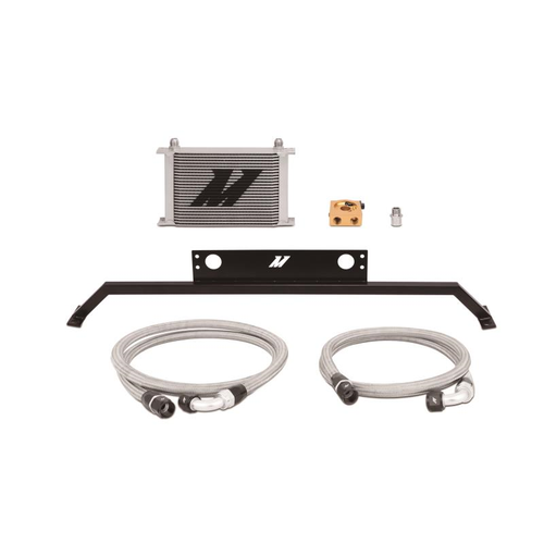 11-14 Ford Mustang GT (5.0) Motorölkühler Komplettsatz - Mishimoto - Kühler Silber