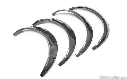 10-14 Ford Mustang Kotflügelverbreiterung - Carbon - LG219-S Hinten