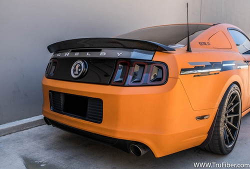 10-14 Ford Mustang Spoiler - Heckspoiler - Carbon - DCA64 Hinten
