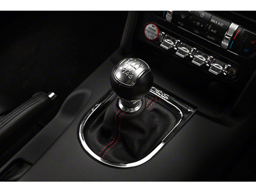 15-23 Ford Mustang Schaltsack Schaltgetriebe - Rote Ziehrnaht