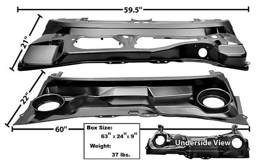 71-73 Ford Mustang Windleitblech