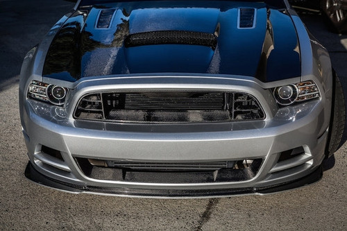 13-14 Ford Mustang Stoßstangenansatz - Carbon - LG202 Vorne unten