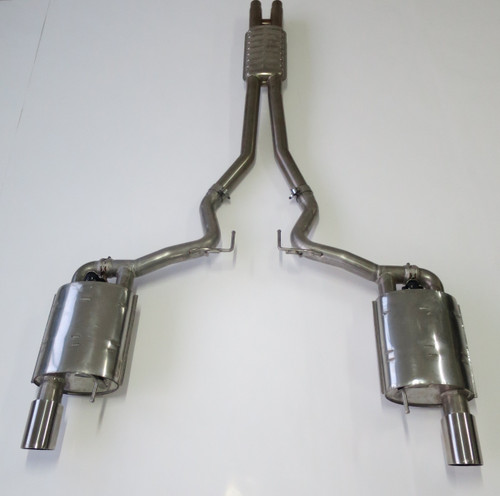 15-17 Ford Mustang GT (5.0) Abgasanlage - Klappenauspuff mit TÜV - Chrom Blenden - Fahr- & Lenkmodus-Steuerung