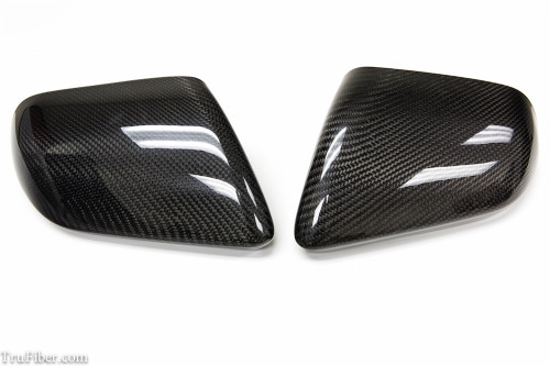 15-23 Ford Mustang Abdeckung Außenspiegel - Carbon - US - Glänzend - Ohne Blinker Links und Rechts