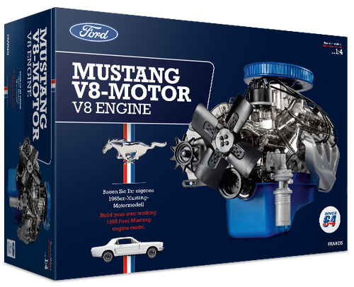 Modellbausatz Motor 1965 Ford Mustang K-Code - 289 cui V8 - Maßstab 1:4