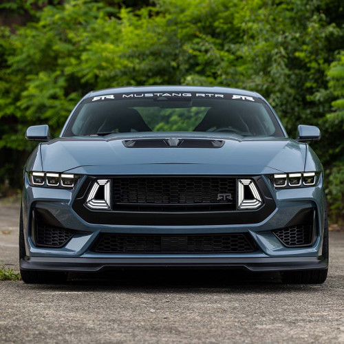 24-26 Ford Mustang Kühlergrill - Oben - Schwarz RTR Mustang - inkl. LED Beleuchtung Oben