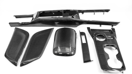 15-23 Ford Mustang Ansatz an Stoßfängerabdeckung - Carbon - End Caps - LG561