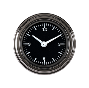 Uhr - Hot Rod - 2 1/8 '' - Oranger Zeiger - Flach