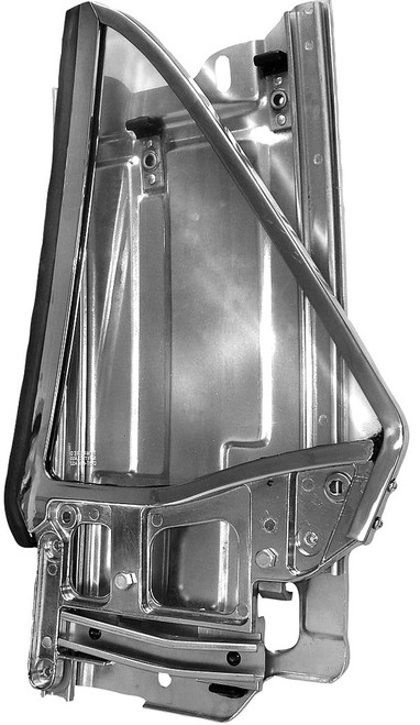 67-68 Ford Mustang (Hardtop) Glas Seitenfenster hinten - klar, komplett inkl. Halterung Rechts