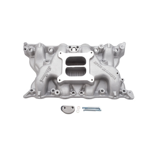 69-73 Ford Mustang (351) Ansaugkrümmer - 2V - Edelbrock Performer - Aluminium - Unbehandelt