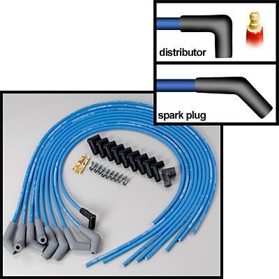 64-73 Ford Mustang Zündkabelsatz - normaler Steckertyp / HEI Stecker