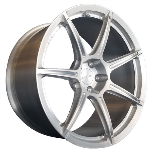 20-22 Ford Mustang Shelby GT500 Felgensatz - Shelby GT500 Signature Wheel - Schmiedefelgen - 11x20 & 11,5x20 - Silber Gebürstet