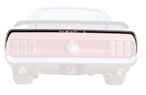 1969 Ford Mustang Aufkleberset Karosserie - Kofferraum Mach I