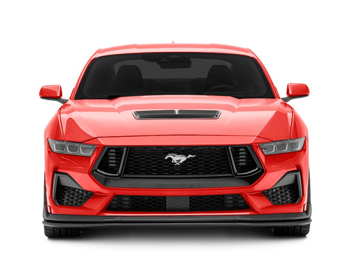 24-26 Ford Mustang Spoiler - Schwarz Vorne unten