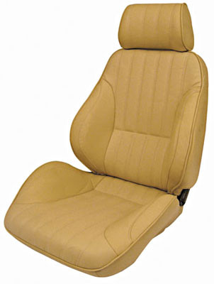 64-73 Ford Mustang Sitz komplett - Rally - Beige - Vinyl Links