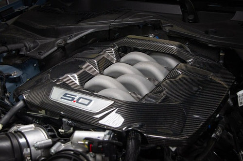24-26 Ford Mustang (5.0) Motorabdeckung - Carbon - 5.0