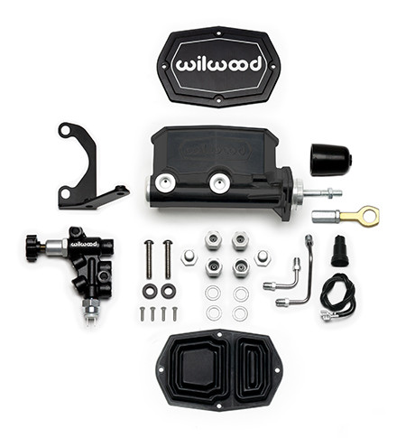 64-73 Ford Mustang Hauptbremszylinder - Wilwood - 15/16 Zoll Bohrung - Mit Bremsdruckregelventil