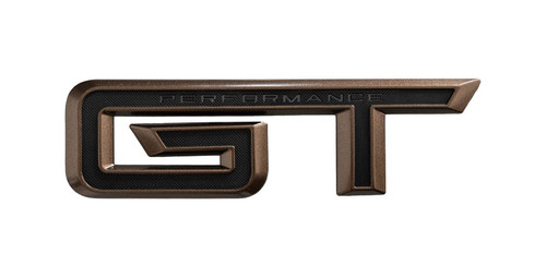 24-26 Ford Mustang GT Emblem Heckklappe - "GT" - Bronze