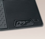 10-14 Ford Mustang Fußmatten Set - Schwarz Vorne und hinten
