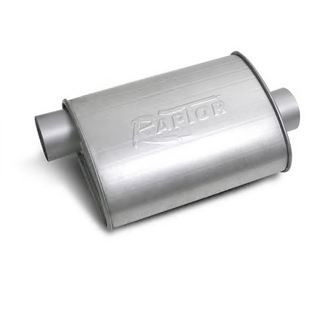 64-73 Ford Mustang Schalldämpfer - Flowtech - Raptor Turbo - 2,5 Zoll