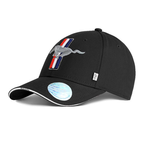 Ford Mustang Baseball Cap - Schwarz - TriBar Pony