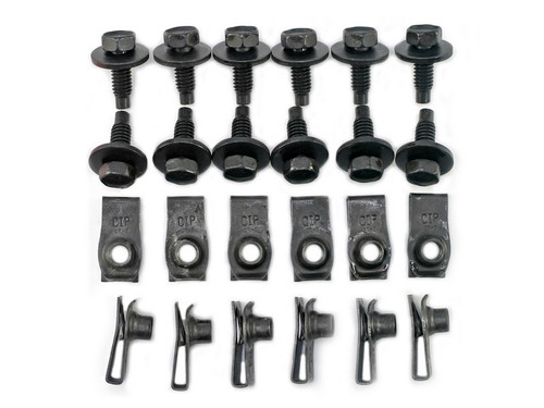 64-68 Ford Mustang Montageset für Kotflügel
