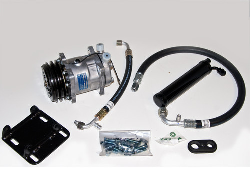 64-65 Ford Mustang Umbauset Klimakompressor - V8 - R134A