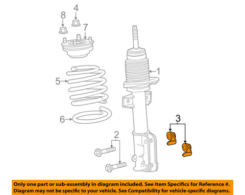 05-14 Ford Mustang Montagemutter Stoßdämpfer - M14