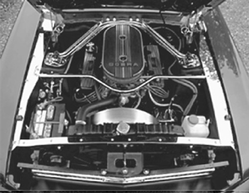 67-68 Ford Mustang Engine Dress Up Kit - Stainless Steel