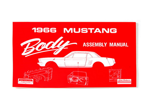 1966 Ford Mustang Technisches Handbuch - Karosserie