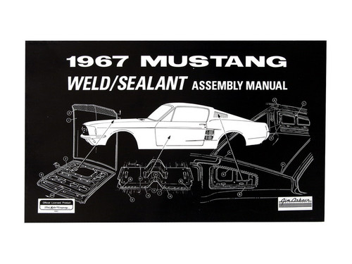 1967 Ford Mustang Reparaturhandbuch - Schweißpunkte und Abdichtung