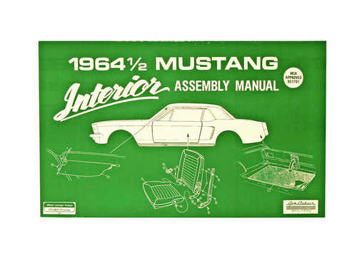 1964 Ford Mustang Technisches Handbuch - Innenraum