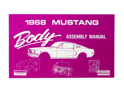 1968 Ford Mustang Technisches Handbuch - Karosserie
