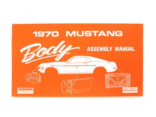 1970 Ford Mustang Technisches Handbuch - Karosserie