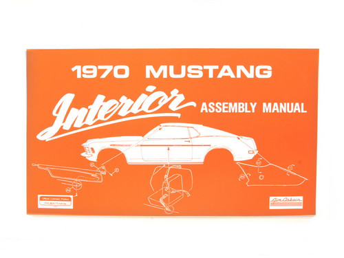 1970 Ford Mustang Technisches Handbuch - Innenraum