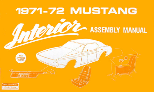 71-72 Ford Mustang Technisches Handbuch - Innenraum