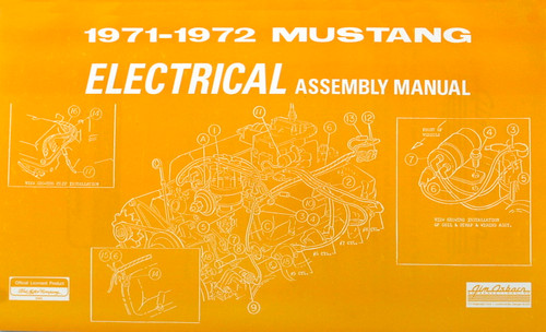 71-72 Ford Mustang Technisches Handbuch - Elektrik