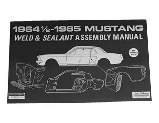 1964 Ford Mustang Technisches Handbuch - Schweißpunkte und Abdichtung
