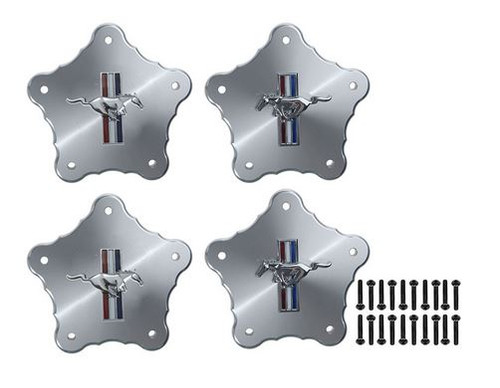 64-73 Ford Mustang Nabenkappe - Running Pony für Torq Thrust Felge (4er Set)