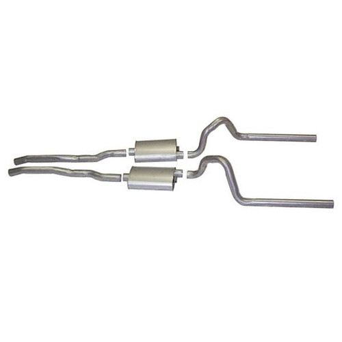 64-68 Ford Mustang (260, 289, 302) Abgasanlage - 2 1/4 " - Für Gusskrümmer - Made in Germany! (53084110)