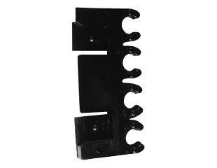 64-73 Ford Mustang Halter Zündkabel - Schwarz - An Halter
