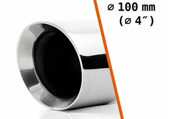 15-16 Ford Mustang (Convertible/Coupe - 2.3) Schalldämpfer-Set - NAP - Edelstahl poliert