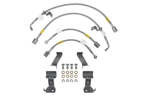 Zestaw przewodów hydraulicznych hamulcowych Ford Mustang 05-14 - do układu hamulcowego 14” 38002052 przód Zestaw przewodów hydraulicznych hamulcowych Ford Mustang 05-14 - do układu hamulcowego 14” 38002052 przód