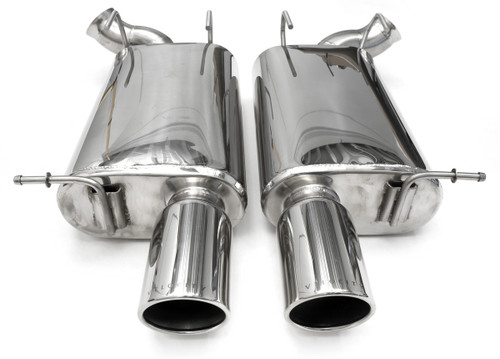11-14 Ford Mustang GT Schalldämpfer-Set - Velocity mit TÜV - Chrom